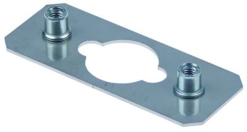 Пластина резьба M6 Д 90мм Ш 36мм шаг крепления 60мм