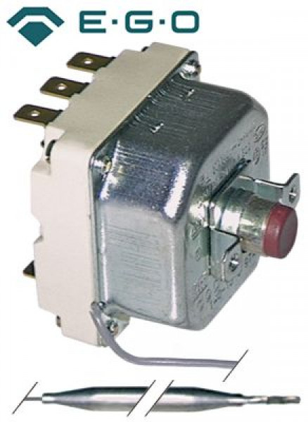 Термостат защитный темп. выкл. 320°C 3-полярн. 20А ø датчик 6мм Д датчик 177мм