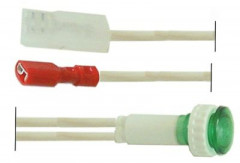 Лампочка сигнальная ø 10мм 400В зелён.