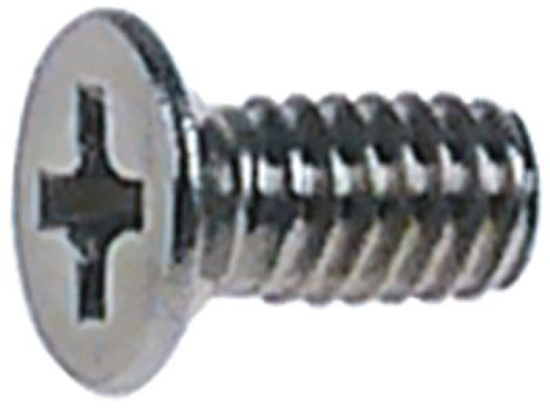 Винт с потайной головкой резьба 8/32" UNC Д 93мм CNS ø 75мм отверстие крестовой шлиц