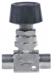 Клапан спускной вход 1/8" 1/4" выход 1/8" ось 5x5