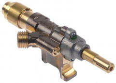 Кран газовый тип 10 МЖ 0мм вход для газа фланец трубы ø16 мм