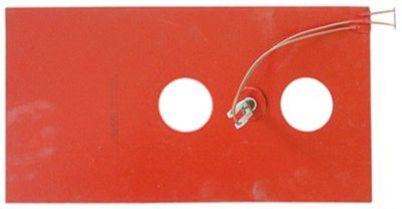 Пластина нагревательная 1000Вт 230В Д 460мм силикон длина провода 500мм Ш 250мм