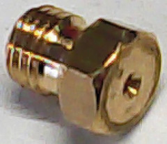 Жиклёр газовый резьба M6x0,75 ø отверстия 1,4мм