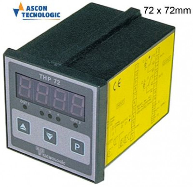 Регулятор электронный 24В мм 72x72мм TC (J,K,S) сборка вмонтирование тип THP72ACR TECNOLOGIC