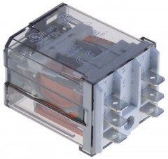 Реле штепсельное FINDER 230 В перем. тока 16А 3NO присоединение F6,3 250В штепсельный разъём