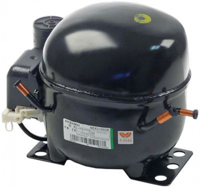 Компрессор хладагент R404a/R507 тип NEK2168GK 3/4л.с. рабочий объём 1428см³ CSR 220-240В В 200мм