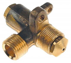 Держатель жиклёра внешняя дюза ø M12x1 - сверленое отверстие ø1,85мм