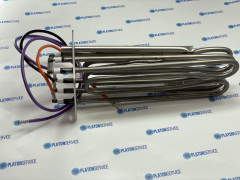 Элемент нагревательный  9000Вт 230В Д 192мм фланец с 5тью отверстиями труба ø  65мм