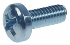 Винт с плоской головкой резьба M4 сталь оцинкованная отверстие крестовой шлиц