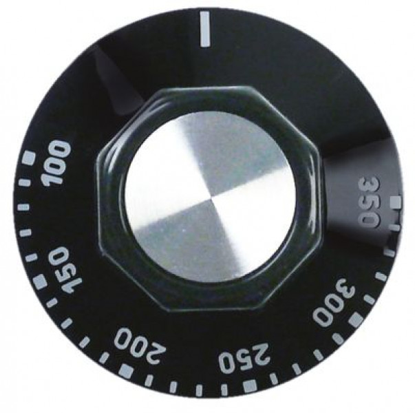 Рукоятка регулировочная термостат темп. макс. 350°C 100-350°C ø 50мм ø ось 6x4,6мм