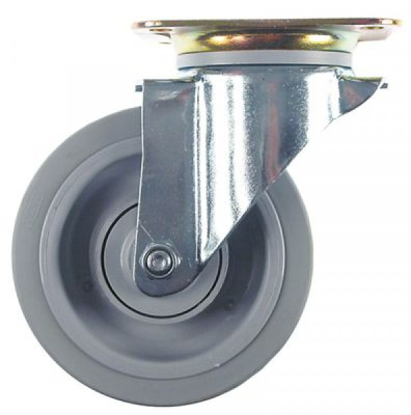 Ролик направляющий пластинчатое крепление  расст-ние меж. отвер-ми 105x75мм В 240мм