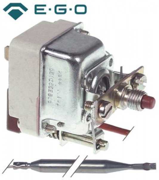 Термостат защитный темп. выкл. 300°C 1-полярн. 16А ø датчик 6мм Д датчик 74мм