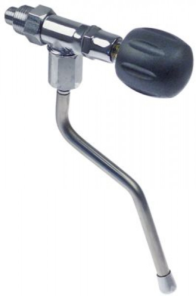 Кран для пара вход 1/4''/1/2'' с пароотводной трубой и рукояткой