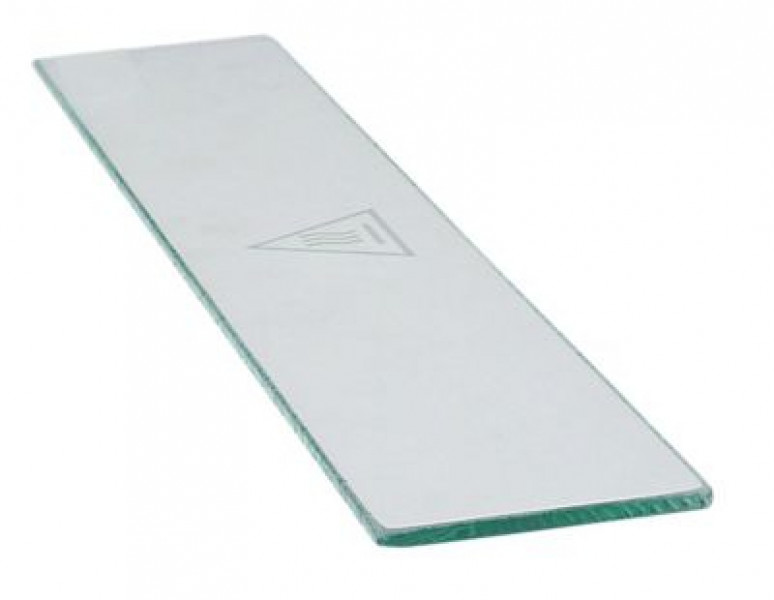 Пластина стеклянная Д 525мм Ш 93мм толщина материала  6мм прямоугольн.