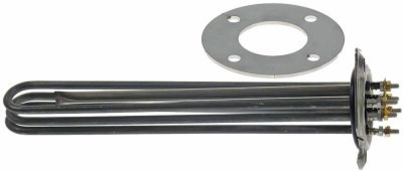 Элемент нагревательный  5000Вт 230В Д 345мм фланец с 4мя отверстиями присоединение M4