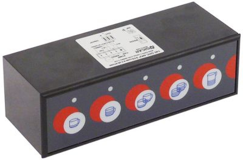 Блок клавиатуры Д 137мм Ш 43мм 250В красн./чёрн. кнопки 5 тип 1d5 GRC NKP S10