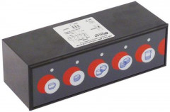 Блок клавиатуры Д 137мм Ш 43мм 250В красн./чёрн. кнопки 5 тип 1d5 GRC NKP S10