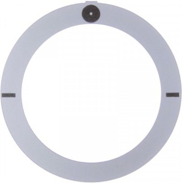 Маркировка регулировочной ручки переключатель 1-0-1 -°C внутр.ø 455мм серебрист.