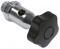 Аэратор и клапан для выпуска воздуха резьба 1/2″ внешн. резьба хромированн. Д 78мм