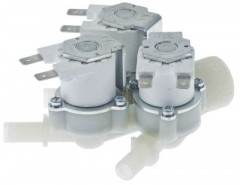 Клапан электромагнитный тройн. прямой пластмасса темп. макс. 90°C вход 3/4&quot; 230 В перем. тока RPE