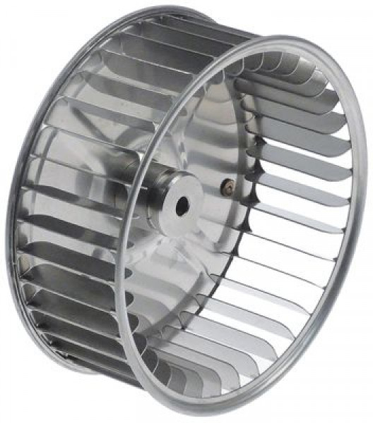 Крыльчатка вентилятора В1 61мм В2 24мм Д1 ø 160мм Д2 ø 8мм Д3 ø 8мм лопатки 36