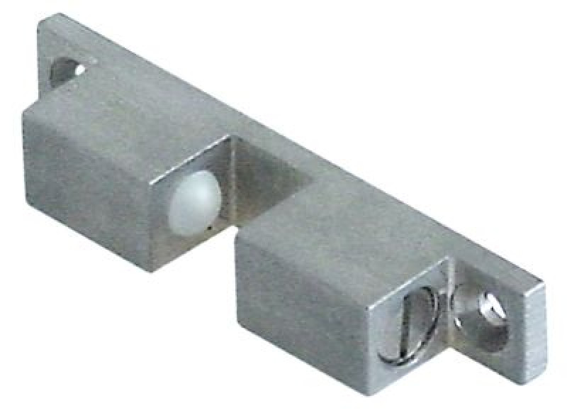 Замок-защелка нержавеющая сталь В 16мм Д 70мм Ш 12мм шаг крепления 58мм без щеколды