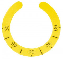 Маркировка регулировочной ручки термостат темп. макс. 90°C 30-90°C жёлт.