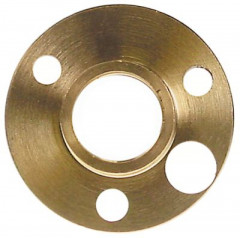 Фланец латунь внеш. ø 60мм толщина материала 4мм для мотора вентилятора внутр. ø 1 285мм