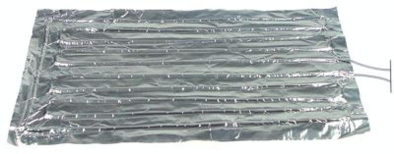 Пластина нагревательная 175Вт 230В Д 400мм алюминий  длина провода 490мм Ш 230мм