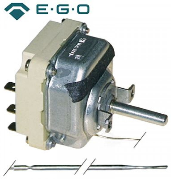 Термостат темп. макс. 300°C 3-полярн. 3NO 16А ø датчик 31мм Д датчик 226мм