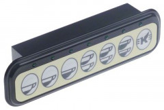 Блок клавиатуры чёрн. кнопки 7