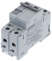 Автомат линейный защитный 2-полярн. ток отключения 15А