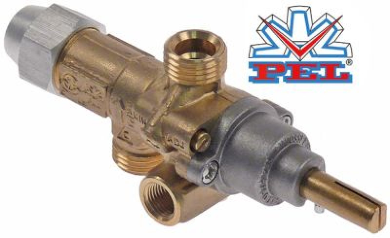 Кран газовый тип 21S МЖ 75мм вход для газа M16x1,5 (труба-ø 10 мм)