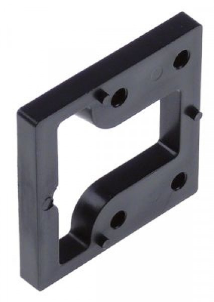 Пластина подкладная чёрн. В 9мм Д 59мм Ш 61мм шаг крепления 43x23мм холодильная камера
