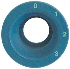 Корпус детали серо-голуб. 0-3 - форма кругл.