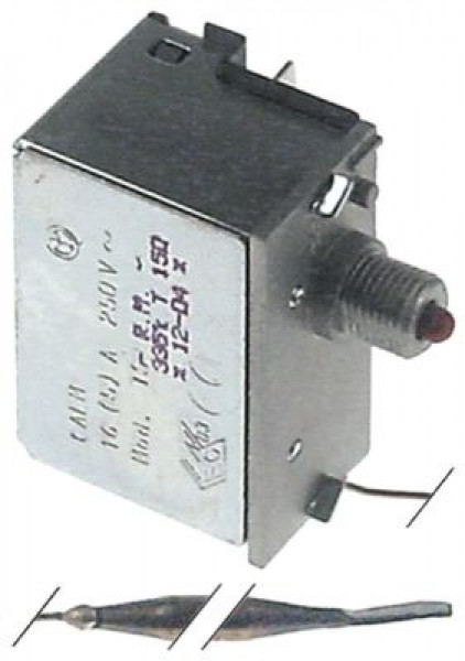 Термостат защитный темп. выкл. 95°C 1-полярн. 16А ø датчик 6мм Д датчик 80мм