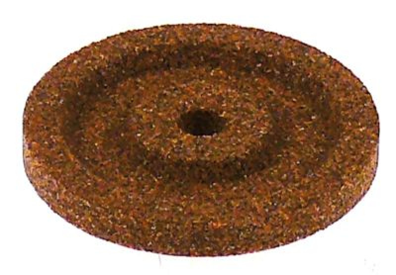 Камень шлефовальный ø 45мм ø отверстия 6мм с со скосом кромки, с осью толщина 8мм