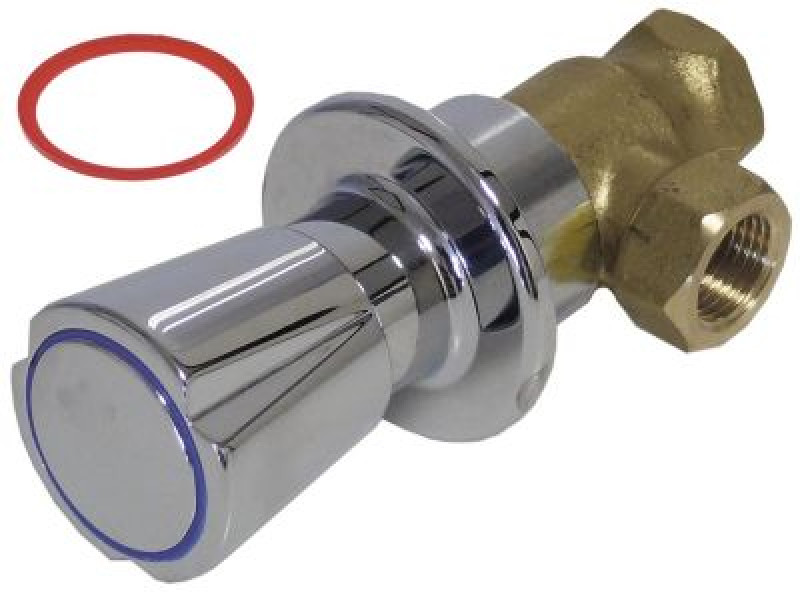 Клапан запорный верхняя часть крана 1/2" холодная/тёплая общая длина 45мм