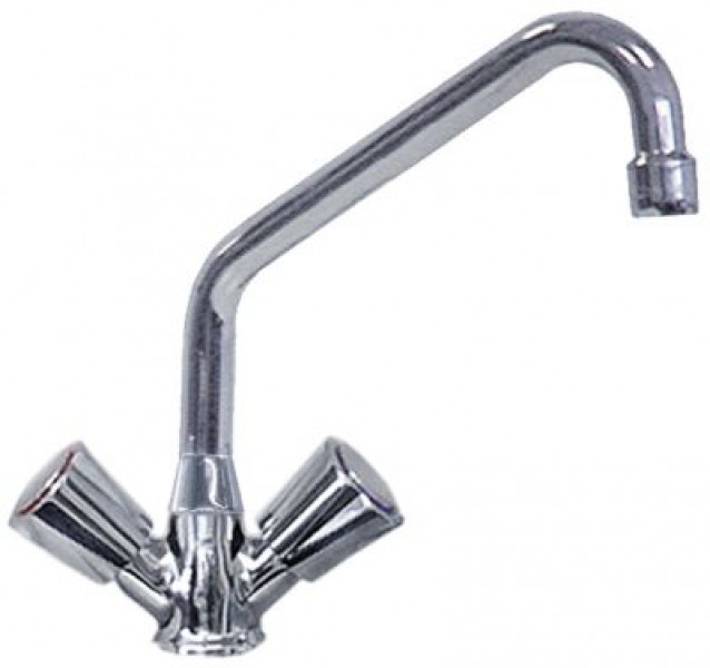 Кран-смеситель моноблочный GEV GASTROTOP PREMIUM арматура одно отверстие верхняя керамическая часть