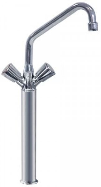 Кран-смеситель моноблочный GEV GASTROTOP PREMIUM арматура одно отверстие верхняя керамическая часть