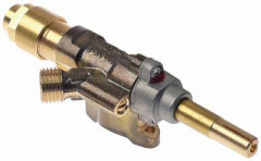 Кран газовый тип 10 МЖ 38мм вход для газа фланец трубы ø23 мм