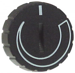 Рукоятка регулировочная шлейф ø 37мм ø ось 6x4,6мм срез слева подходит для RIEBER