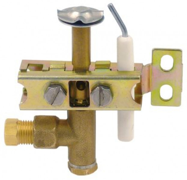 Горелка конфорочная 3х-пламен. ø дюзы 2мм подключение к газу 6мм