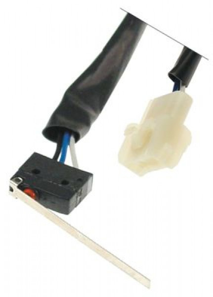 Микровключатель приводится в действие при помощи рычага