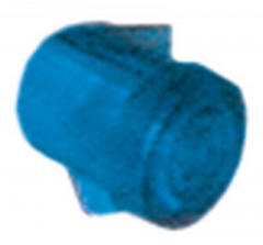 Колпачок для сигнальной лампы ø 9мм голуб.