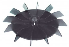 Крыльчатка вентилятора ø 142мм гнездо для оси ø 15мм лопатки 12