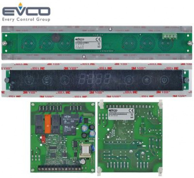 Плата печатная клавиатурная + доска управления монтаж. поз-ция горизонтальн. кнопки 6