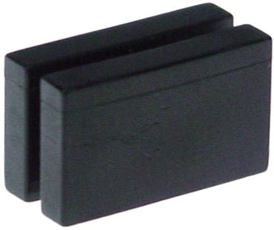 Упор пластмасса В 12мм Д 20мм для телескопического вытягивания Г 9мм