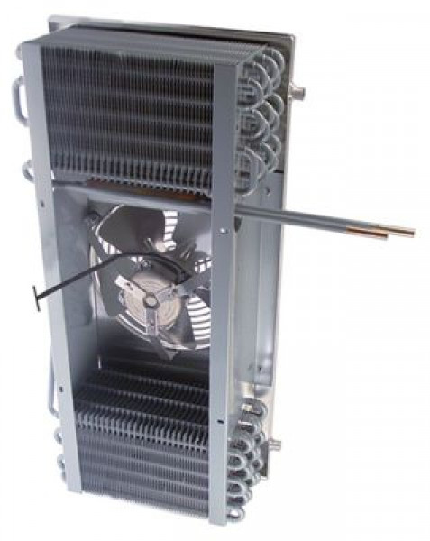 Испаритель В 650мм Д 245мм Ш 140мм комплект с вентилятором